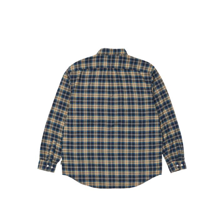 Thumbnail CARGO POCKET FLANNEL SHIRT BLUE one color