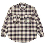 Thumbnail CARGO POCKET FLANNEL SHIRT CREAM one color