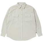Thumbnail WASHED DROP SHOULDER CORD SHIRT WHITE one color