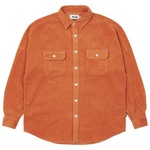 Thumbnail WASHED DROP SHOULDER CORD SHIRT BRANDY one color