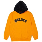 Thumbnail FAUX FUR HOOD ORANGE / BLUE one color