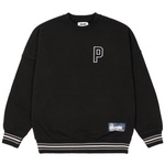 Thumbnail DROP SHOULDER COLLEGE CREW BLACK one color