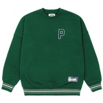 Thumbnail DROP SHOULDER COLLEGE CREW GREEN one color
