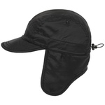 Thumbnail GRID FLEECE REVERSIBLE EARFLAP HAT BLACK one color