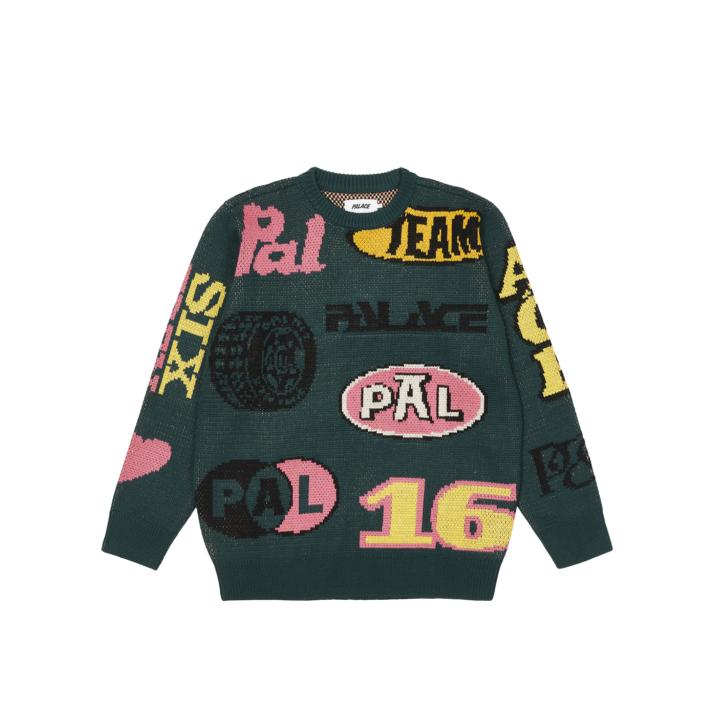 Thumbnail GASSED KNIT GREEN one color