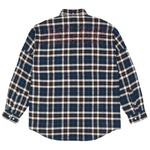 Thumbnail FLANNEL DROP SHOULDER SHIRT NAVY one color