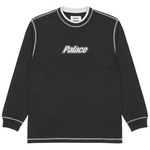 Thumbnail DOUBLE COLLAR LONGSLEEVE TOP BLACK one color