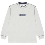 Thumbnail DOUBLE COLLAR LONGSLEEVE TOP GREY MARL one color