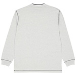 Thumbnail DOUBLE COLLAR LONGSLEEVE TOP GREY MARL one color