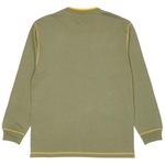Thumbnail DOUBLE COLLAR LONGSLEEVE TOP OLIVE one color