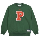 Thumbnail VARSITY APPLIQUE CREW GREEN one color