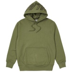 Thumbnail SPELL OUT CHENILLE HOOD OLIVE one color