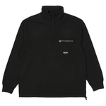 Thumbnail 1/4 ZIP 380 FUNNEL NECK BLACK one color