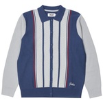 Thumbnail PALACE LONDON KNITTED POLO BLUE one color