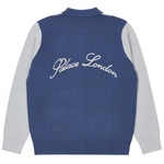 Thumbnail PALACE LONDON KNITTED POLO BLUE one color