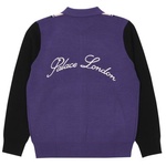 Thumbnail PALACE LONDON KNITTED POLO PURPLE one color