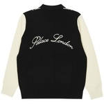 Thumbnail PALACE LONDON KNITTED POLO BLACK one color