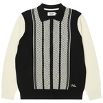 Thumbnail PALACE LONDON KNITTED POLO BLACK one color