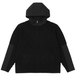 Thumbnail MARINE ZIP HOOD KNIT BLACK one color