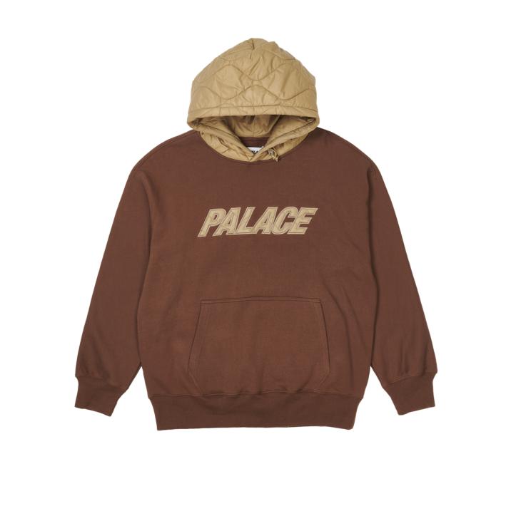 Thumbnail BAFFLED HOOD BROWN one color