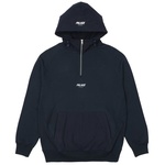 Thumbnail 1/4 ZIP COTTON PANEL HOOD NAVY one color