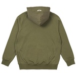 Thumbnail 1/4 ZIP COTTON PANEL HOOD OLIVE one color