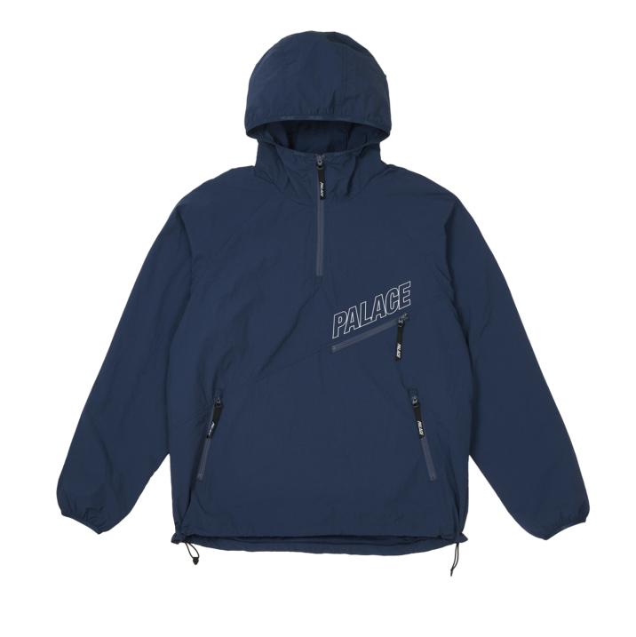 Thumbnail SLANT ZIP SHELL JACKET BLUE one color