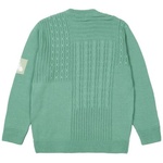 Thumbnail CABLE PATCHWORK KNIT MINT one color