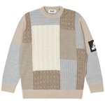 Thumbnail CABLE PATCHWORK KNIT MULTI one color