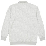 Thumbnail DOMINO JACQUARD 1/4 ZIP POLO CREW GREY one color