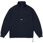 Thumbnail 1/4 ZIP WASHED FUNNEL NAVY one color
