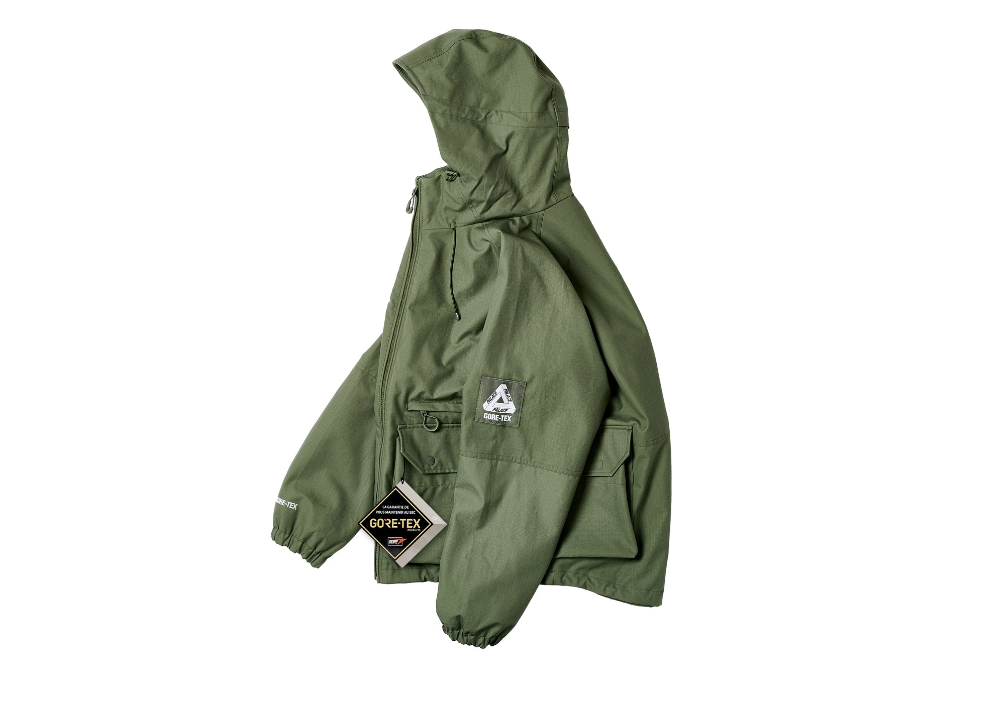 Gore-Tex Cotton Rs Jacket Olive - Winter 2023 - Palace Community