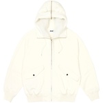 Thumbnail SPLIT HOOD BOMBER SWEAT WHITE one color