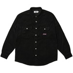 Thumbnail DROP SHOULDER CORD SHIRT BLACK one color