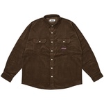 Thumbnail DROP SHOULDER CORD SHIRT NICE BROWN one color