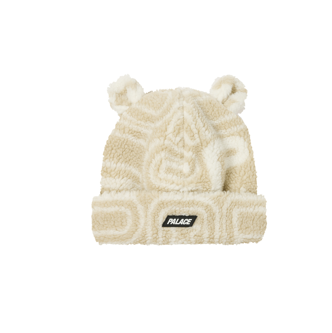 Joyrex Fleece Ears Beanie Stone - Winter 2023 - Palace Community