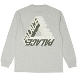 Thumbnail P-3D LONGSLEEVE GREY MARL one color
