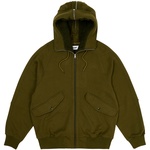 Thumbnail SPLIT HOOD BOMBER SWEAT OLIVE one color