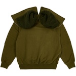 Thumbnail SPLIT HOOD BOMBER SWEAT OLIVE one color