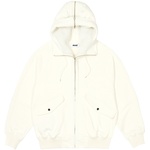 Thumbnail SPLIT HOOD BOMBER SWEAT WHITE one color