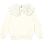 Thumbnail SPLIT HOOD BOMBER SWEAT WHITE one color