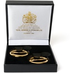 Thumbnail PALACE SCRIPT HOOP EARRINGS GOLD PLATED one color