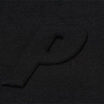 Thumbnail THERMAL EMBOSSED P3 ZIP HOOD BLACK one color