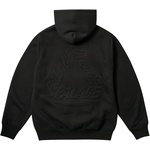 Thumbnail THERMAL EMBOSSED P3 ZIP HOOD BLACK one color