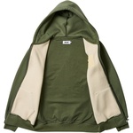 Thumbnail THERMAL EMBOSSED P3 ZIP HOOD THE DEEP GREEN one color