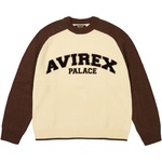 Thumbnail PALACE AVIREX KNIT CAKED BROWN one color