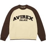 Thumbnail PALACE AVIREX KNIT CAKED BROWN one color