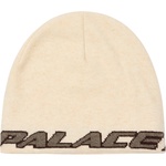 Thumbnail PALACE AVIREX NEIN CUFF BEANIE SOFT WHITE one color