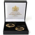 Thumbnail PALACE SCRIPT HOOP EARRINGS GOLD PLATED one color