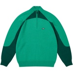 Thumbnail TRIAL 1/4 ZIP KNIT RACEY GREEN one color